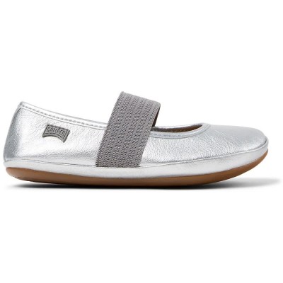 обувки,дамски,обувки,camper,right,ballet,pumps,grey,golden,(gray)