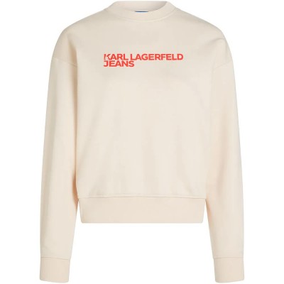 блуза,дамски,блузи,karl,lagerfeld,jeans,a1w20005,regular,fit,sweatshirt,beige,(whitecap,grey)