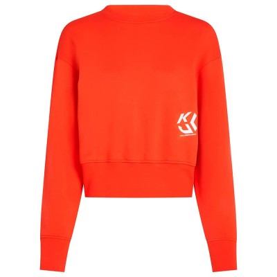 блуза,дамски,блузи,karl,lagerfeld,jeans,a2w20052,sweatshirt,orange,(grenadine)