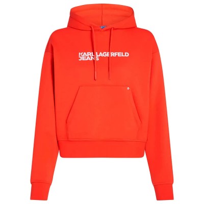 суичър,дамски,блузи,karl,lagerfeld,jeans,a2w20053,regular,fit,hoodie,orange,(grenadine)