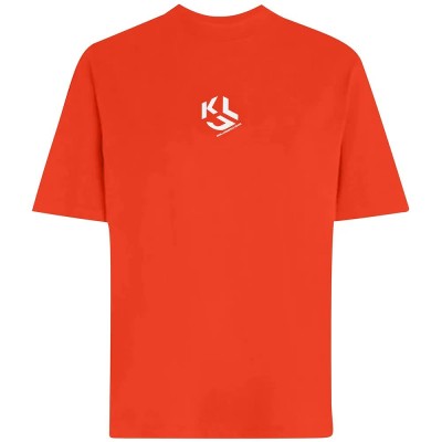 тениска,мъжки,тениски,дамски,тениски,karl,lagerfeld,jeans,b1w17086,short,sleeve,t,shirt,orange,(grenadine)