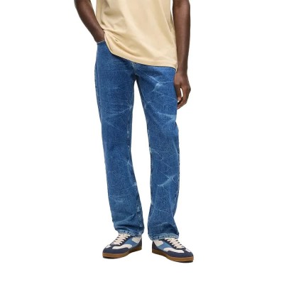 дънки,мъжки,панталони,дамски,панталони,karl,lagerfeld,jeans,b2m10109,straight,fit,jeans,blue,(marble,blue)