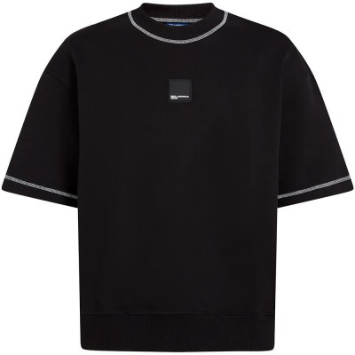 риза,с,къс,ръкав,мъжки,пуловери,karl,lagerfeld,jeans,b2m20026,short,sleeve,sweatshirt,black,(black)