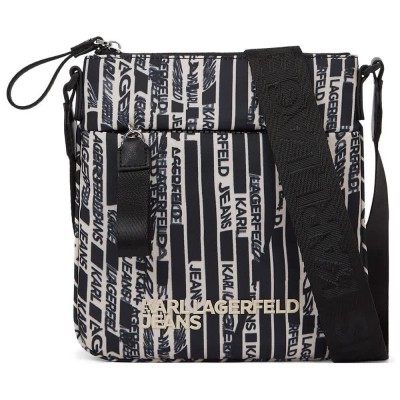всички,чанти,karl,lagerfeld,jeans,b2m30157,crossbody,black,(linear,logo,aop)
