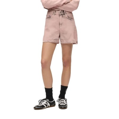дънки,мъжки,панталони,дамски,панталони,karl,lagerfeld,jeans,b2w10072,high,waist,denim,shorts,pink,(fairytale)