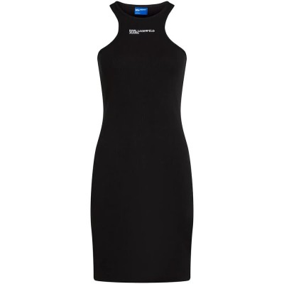 рокля,дамски,поли,и,рокли,karl,lagerfeld,jeans,b2w13046,sleeveless,short,dress,black,(black)