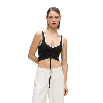 дънки,дамски,топове,karl,lagerfeld,jeans,b2w17051,sleeveless,top,black,(black)