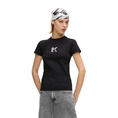 тениска,мъжки,тениски,дамски,тениски,karl,lagerfeld,jeans,b2w17064,short,sleeve,t,shirt,black,(black)
