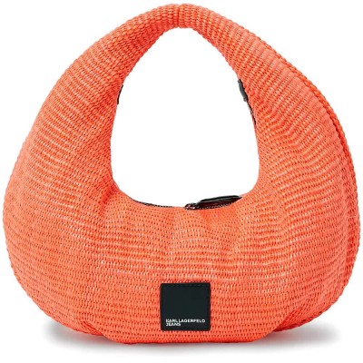 чанта,за,през,рамо,всички,чанти,karl,lagerfeld,jeans,b2w30116,hobo,shoulder,bag,orange,(grenadine)