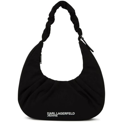 чанта,за,през,рамо,всички,чанти,karl,lagerfeld,jeans,b2w30145,hobo,shoulder,bag,black,(black)