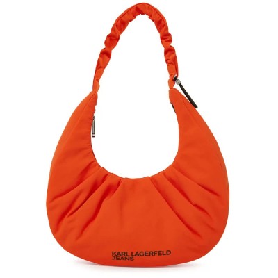 чанта,за,през,рамо,всички,чанти,karl,lagerfeld,jeans,b2w30145,hobo,shoulder,bag,orange,(grenadine)