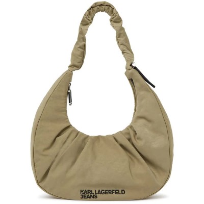чанта,за,през,рамо,всички,чанти,karl,lagerfeld,jeans,b2w30145,hobo,shoulder,bag,green,(travertine)