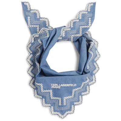 други,аксесоари,karl,lagerfeld,jeans,b2w33008,bandana,blue,(washed,mid,blue)