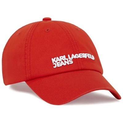 дънки,всички,шапки,karl,lagerfeld,jeans,essential,logo,cap,red,(grenadine)