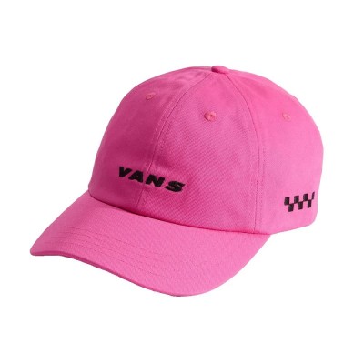 шапка,всички,шапки,vans,check,side,curved,bill,jockey,cap,pink,(pink,fizz)