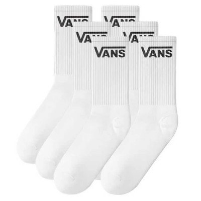 чорапи,мъжки,чорапи,дамски,чорапи,vans,classic,half,crew,socks,3,units,white,(white)