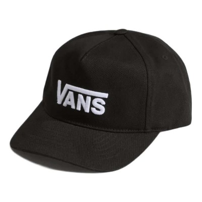 юношеска,шапка,с,козирка,всички,шапки,vans,drop,v,logo,snapback,junior,cap,black,(black)