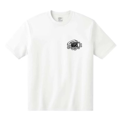тениска,мъжки,тениски,дамски,тениски,vans,hot,lines,short,sleeve,t,shirt,white,(white)