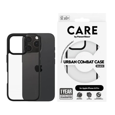 други,аксесоари,panzerglass,urban,combat,iphone,16,pro,phone,case,clear,black,(urban,combat,black)