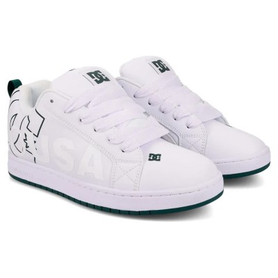 обувки,мъжки,маратонки,дамски,маратонки,dc,shoes,court,graffik,trainers,refurbished,white,(white,whtie,green)