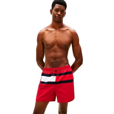 бански,гащета,мъжки,бански,костюми,tommy,hilfiger,um0um03474,trunk,swimming,shorts,red,(raspberry,juice)