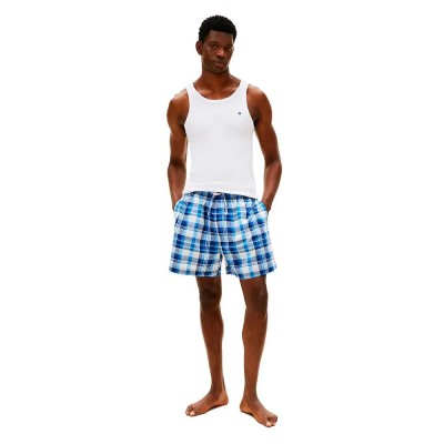 пижама,мъжки,пижами,tommy,hilfiger,um0um03800,pyjama,blue,(white,blue,madrass)