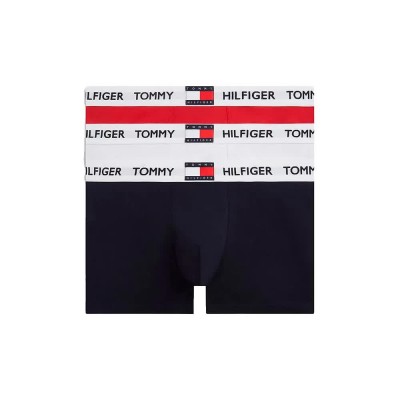 боксерки,мъжко,бельо,tommy,hilfiger,um0um03835,trunk,boxers,3,units,multicolor,(medium,red,white,navy,blue)