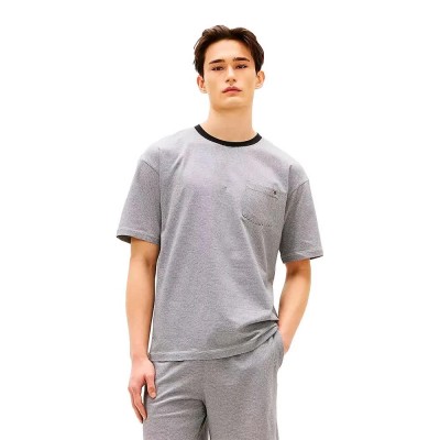 пижама,мъжки,пижами,tommy,hilfiger,um0um03846,pyjama,grey,(black,mini,stripe)