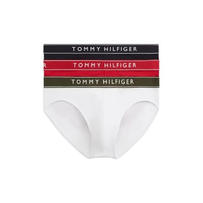 боксерки,мъжко,бельо,tommy,hilfiger,um0um03856,brief,boxers,3,units,multicolor,(th,wht,med,red,dsrt,sky)
