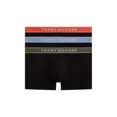 боксерки,мъжко,бельо,tommy,hilfiger,um0um03881,trunk,boxers,3,units,black,(brk,blu,trra,rd,arm,grn)