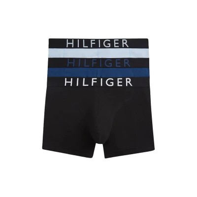 боксерки,мъжко,бельо,tommy,hilfiger,um0um03885,trunk,boxers,3,units,black,(brz,blu,black,blu,jn)