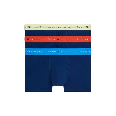 боксерки,мъжко,бельо,tommy,hilfiger,um0um03890,trunk,boxers,3,units,blue,(blue,spl,trra,rd,fded,fluro)