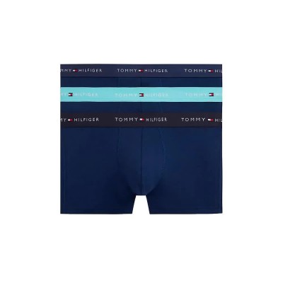боксерки,мъжко,бельо,tommy,hilfiger,um0um03890,trunk,boxers,3,units,blue,(ptch,blu,arc,aqu,des)
