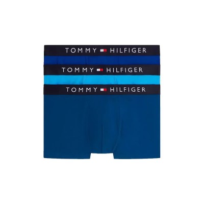 боксерки,мъжко,бельо,tommy,hilfiger,um0um03900,trunk,boxers,3,units,blue,(blu,jn,wdg,blu,blu,spl)