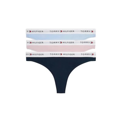 дамско,бельо,дамски,бикини,и,танкини,tommy,hilfiger,uw0uw05530,thong,3,units,multicolor,(navy,breezy,orchid,sweet,blue)