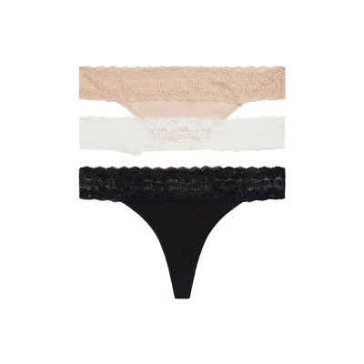 дамско,бельо,дамски,бикини,и,танкини,tommy,hilfiger,uw0uw06337,thong,3,units,multicolor,(ivory,misty,blush,black)