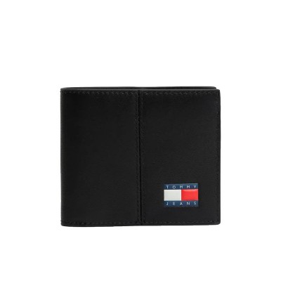 портфейли,и,портмонета,tommy,jeans,heritage&coin,wallet,black,(black)