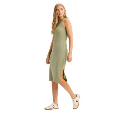 рокля,дамски,поли,и,рокли,dockers,rib,knit,tank,sleeveless,dress,green,(tea)
