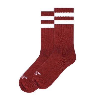 чорапи,мъжки,чорапи,american,socks,eddy,crew,socks,red,(white,07)