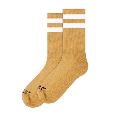 чорапи,мъжки,чорапи,american,socks,eddy,crew,socks,yellow,(white,08)