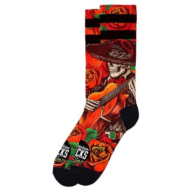 чорапи,мъжки,чорапи,american,socks,el,mariachi,crew,socks,red,(multicolour)