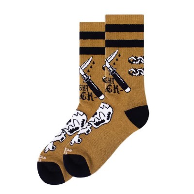 чорапи,мъжки,чорапи,american,socks,fight,back,crew,socks,brown,(multicolour)