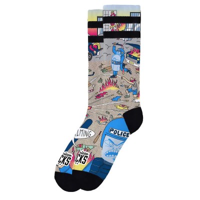 чорапи,мъжки,чорапи,american,socks,mayhem,crew,socks,grey,(multicolour)