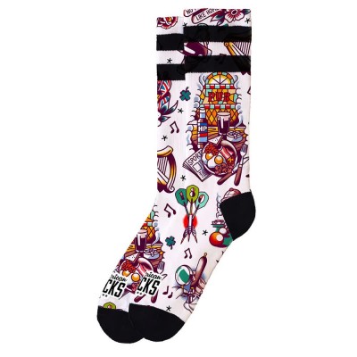 чорапи,мъжки,чорапи,american,socks,pub,crew,socks,white,(multicolour)