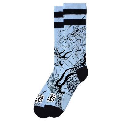 чорапи,мъжки,чорапи,american,socks,ryujin,crew,socks,white,(multicolour)
