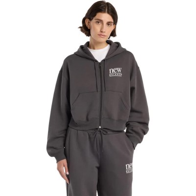 блуза,дамски,блузи,new,balance,reimagined,wj6109b2,full,zip,sweatshirt,black,(black)