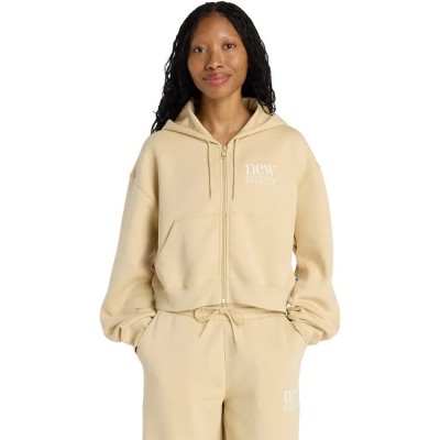 блуза,дамски,блузи,new,balance,reimagined,wj6109b2,full,zip,sweatshirt,beige,(brown)