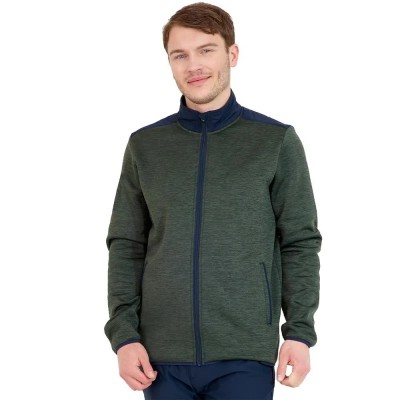 блуза,мъжки,пуловери,abacus,golf,arden,midlayer,full,zip,sweatshirt,green,(forest,melange)