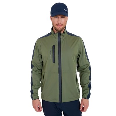 яке,мъжки,якета,дамски,якета,и,палта,abacus,golf,bounce,rain,jacket,green,(navy,forest)