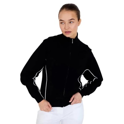 жилетка,мъжки,пуловери,дамски,пуловери,abacus,golf,niblick,full,zip,cardigan,black,(black)